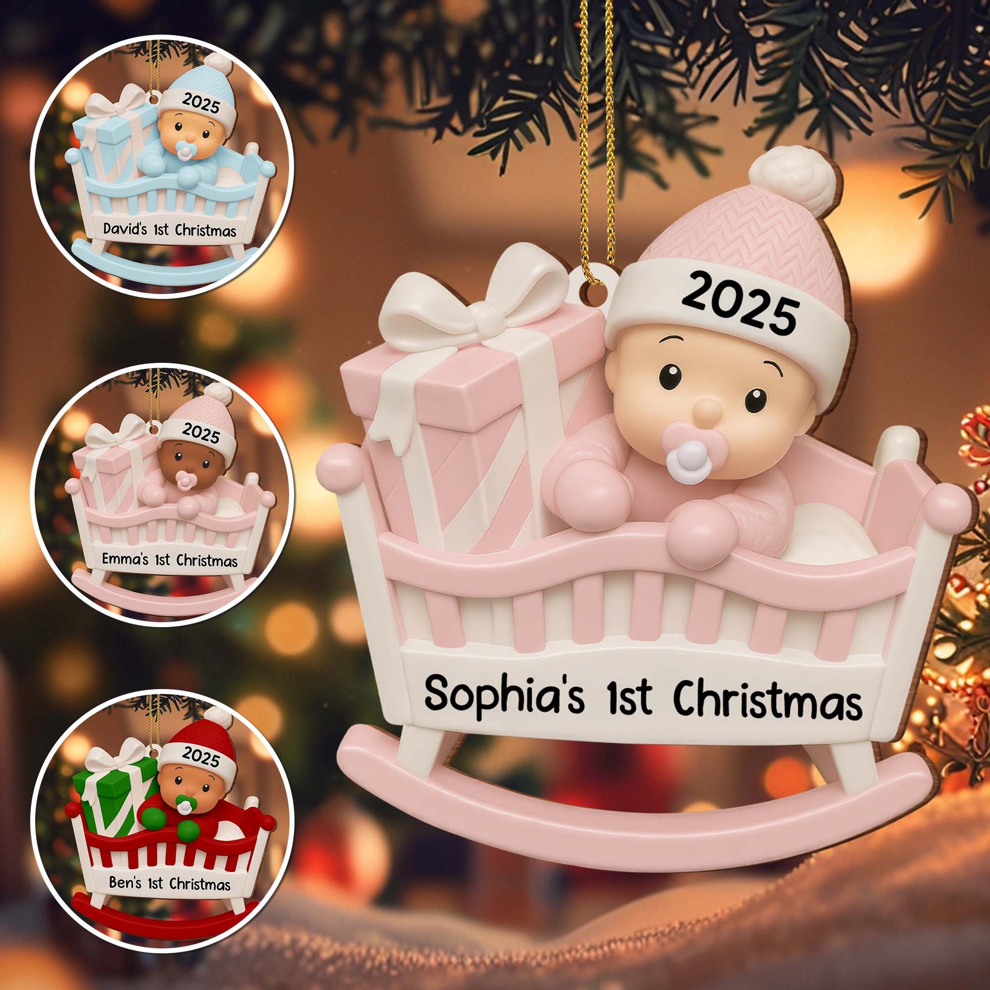 Your First Christmas, Baby In A Cradle