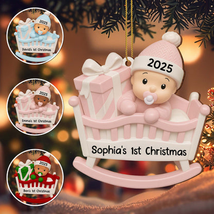 Your First Christmas, Baby In A Cradle