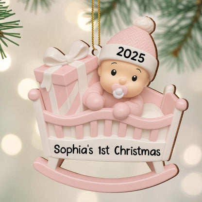 Your First Christmas, Baby In A Cradle