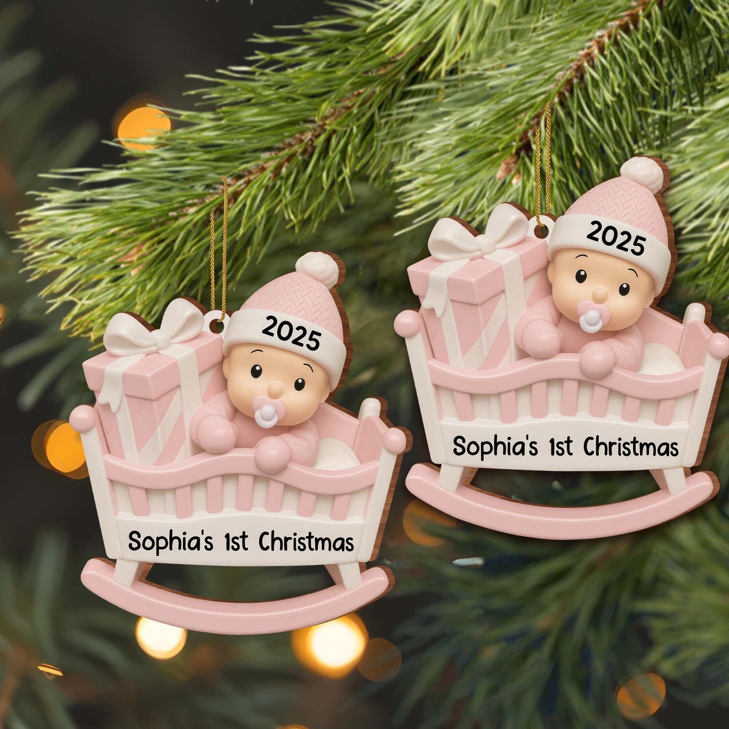 Your First Christmas, Baby In A Cradle