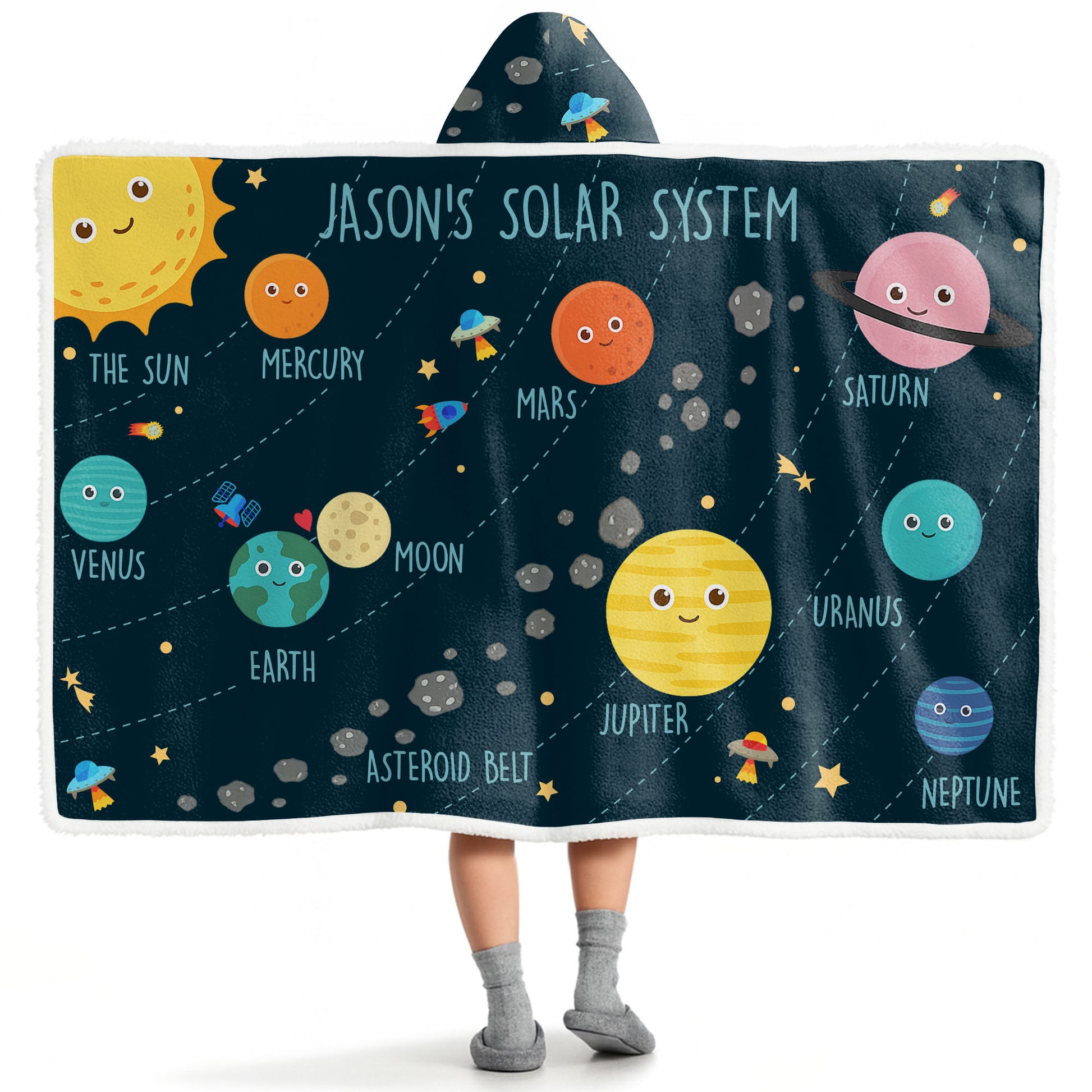 Jason's Solar System With Planets And Stars
