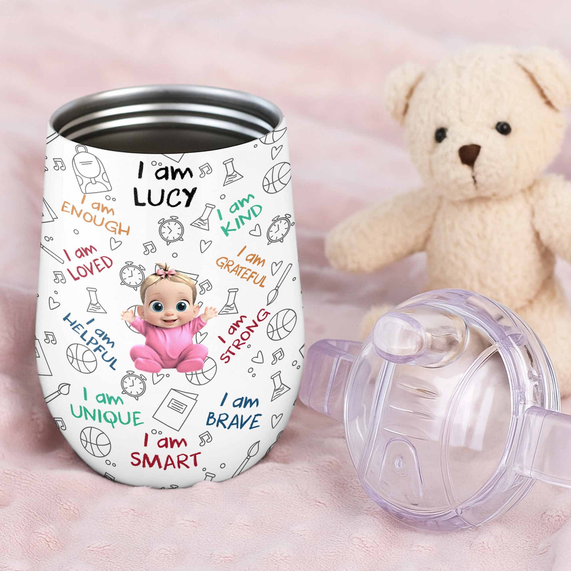 I Am Lucy, Empowering And Educational Toddler Sippy Cup