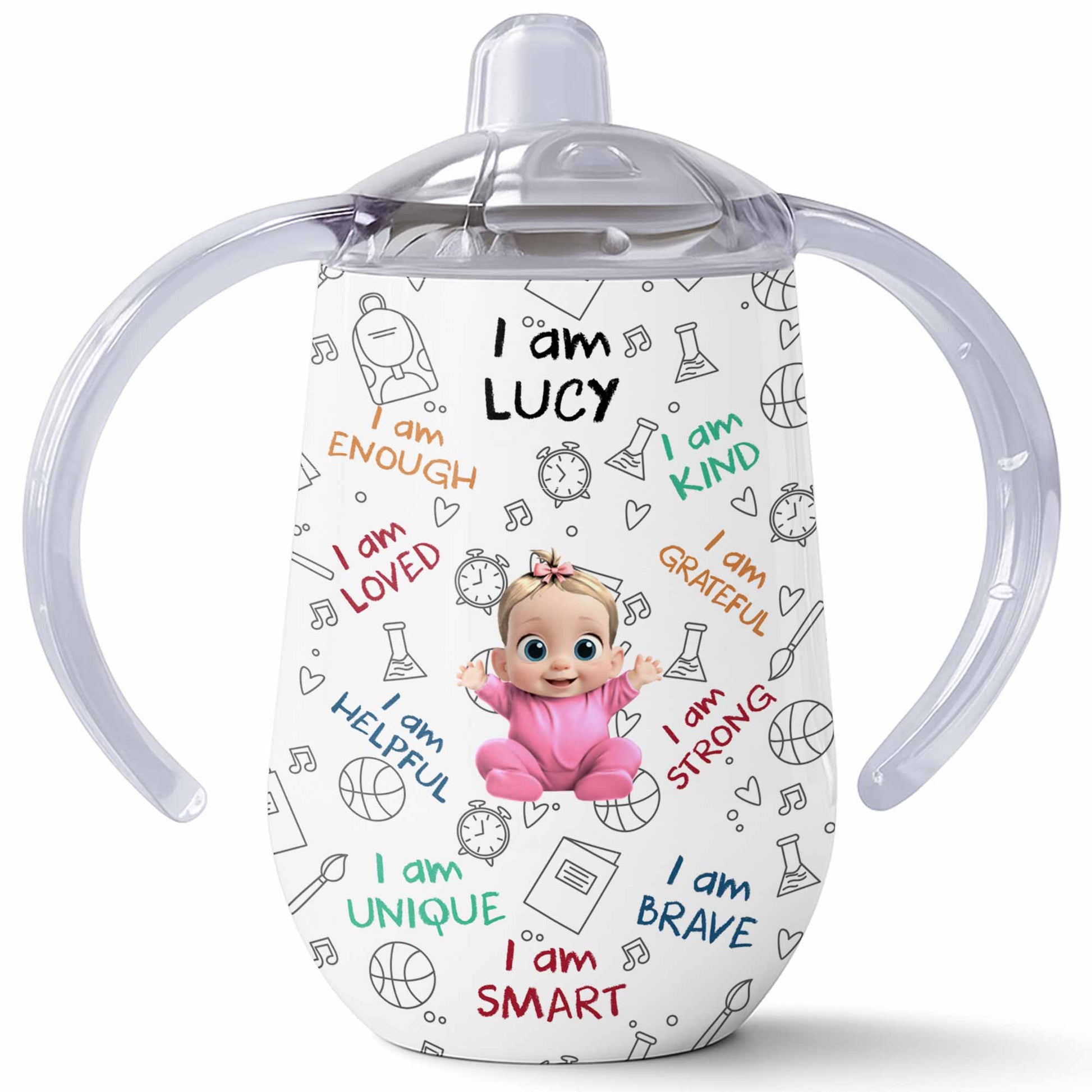 I Am Lucy, Empowering And Educational Toddler Sippy Cup
