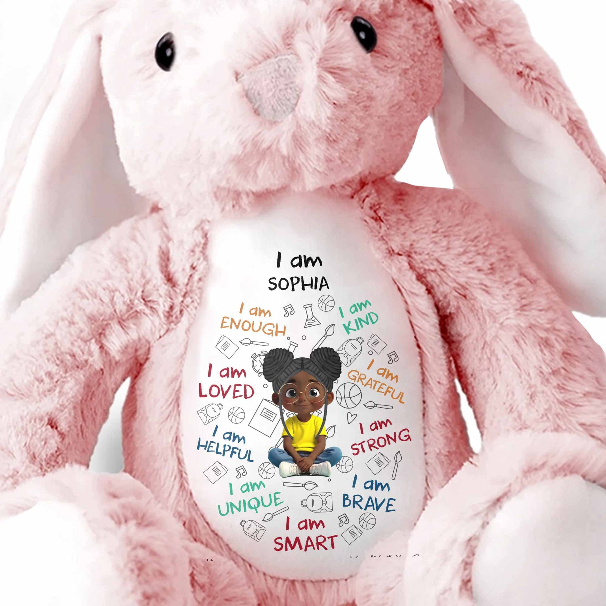 I Am Enough, I Am Kind, Cartoon Girl