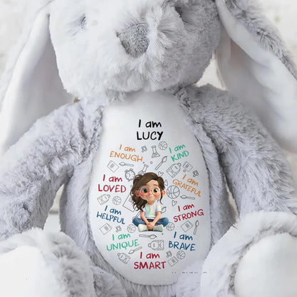 I Am Enough, I Am Kind, Cartoon Girl