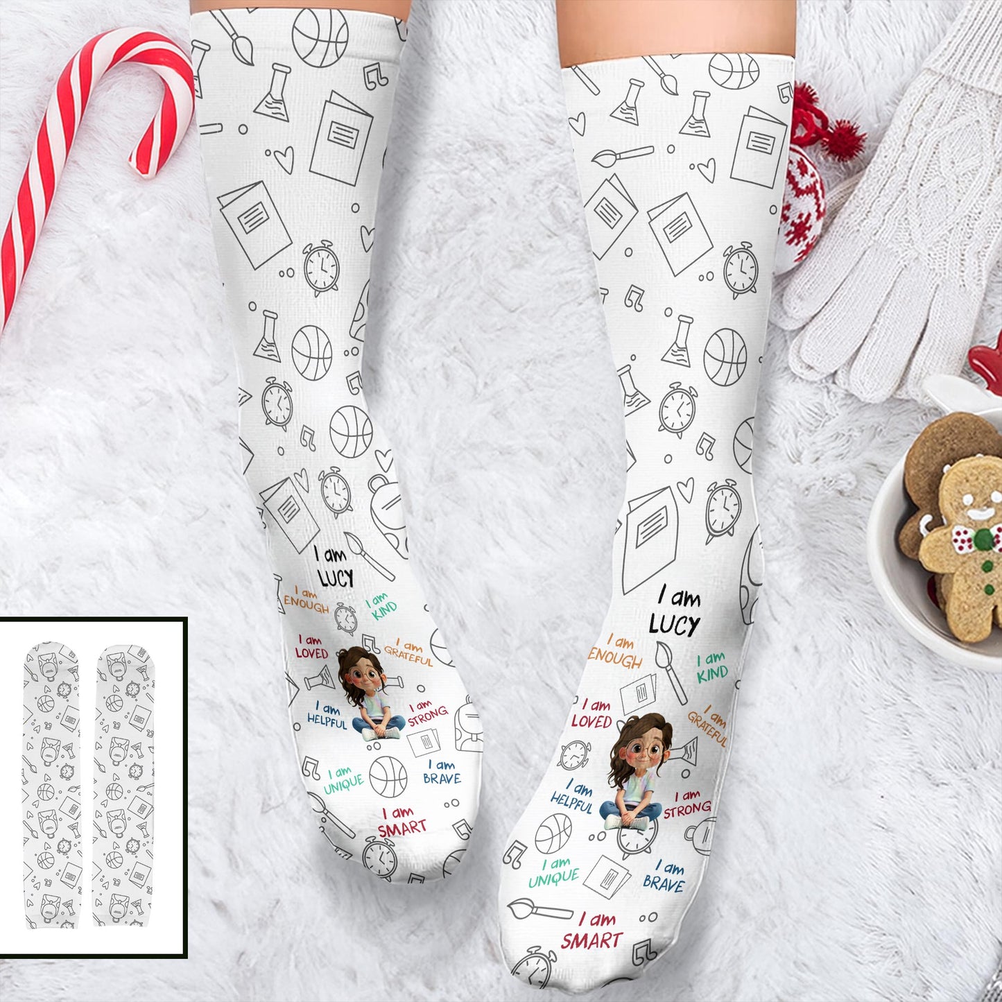 I Am Loved, I Am Kind, School Supplies and Positive Affirmations