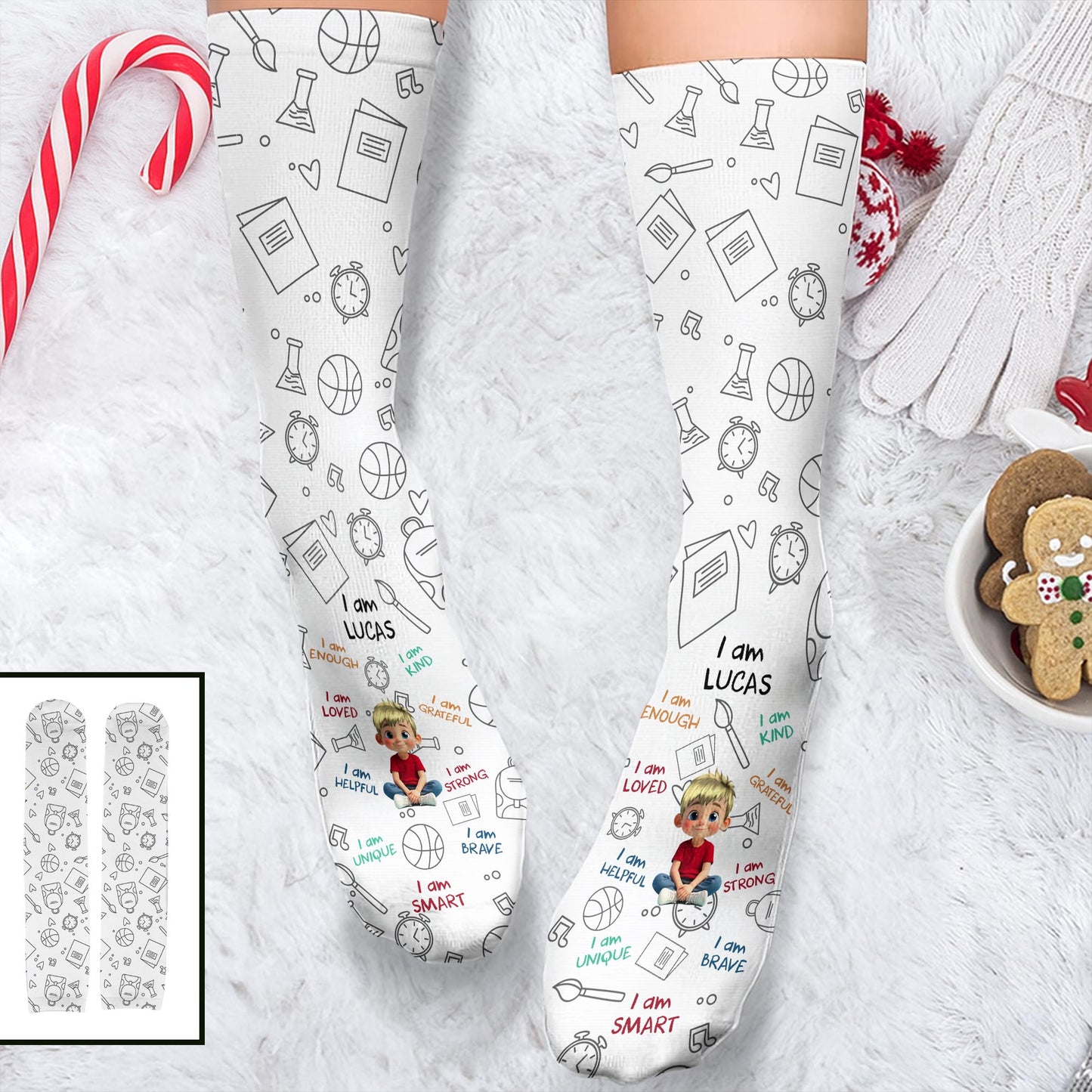 I Am Loved, I Am Kind, School Supplies and Positive Affirmations