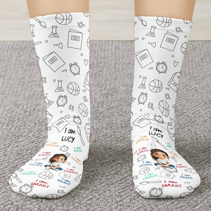 I Am Loved, I Am Kind, School Supplies and Positive Affirmations