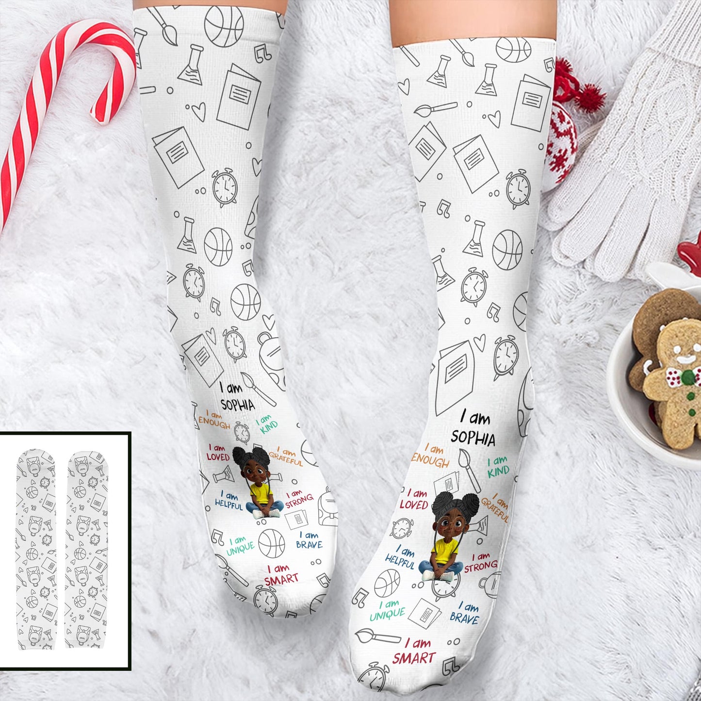 I Am Loved, I Am Kind, School Supplies and Positive Affirmations