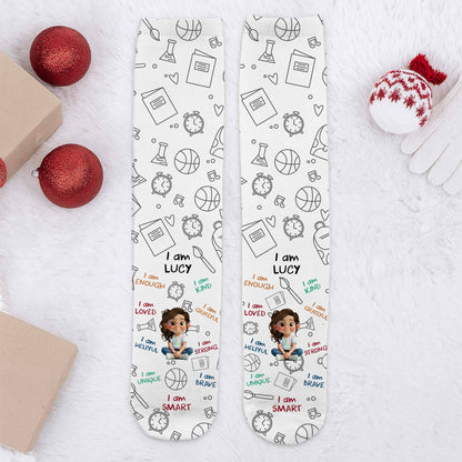 I Am Loved, I Am Kind, School Supplies and Positive Affirmations