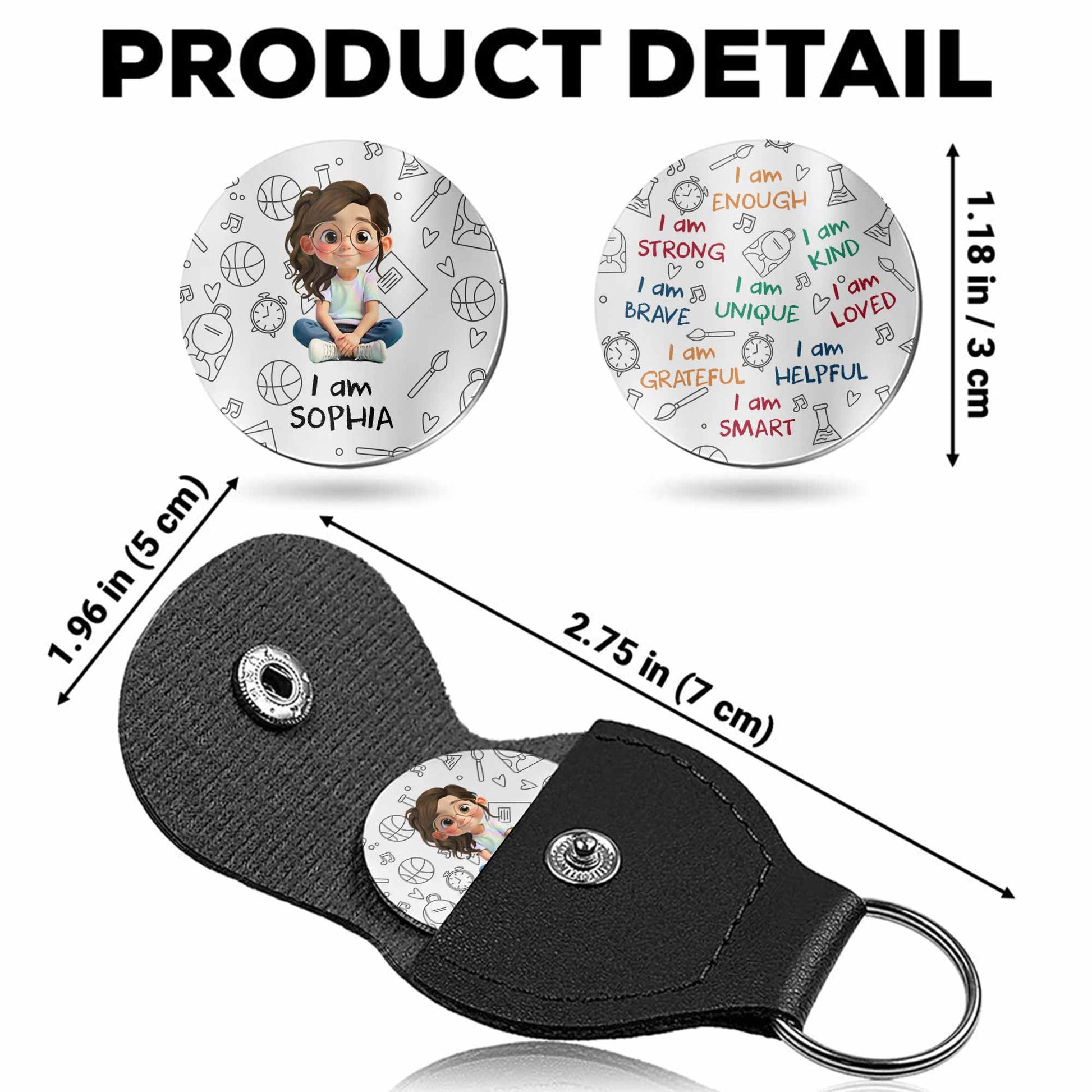 I Am Strong, I Am Kind, Affirmation Pocket Hug