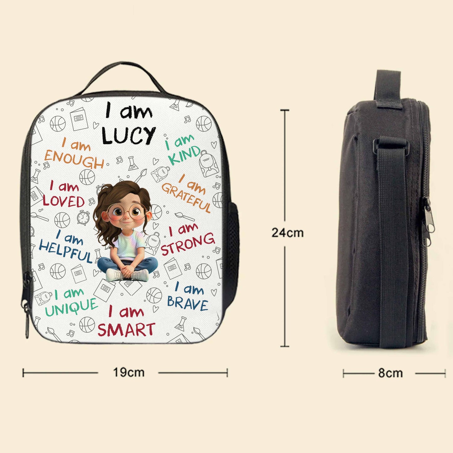 I Am Enough, Loved, Helpful, Unique, Smart Positive Affirmations