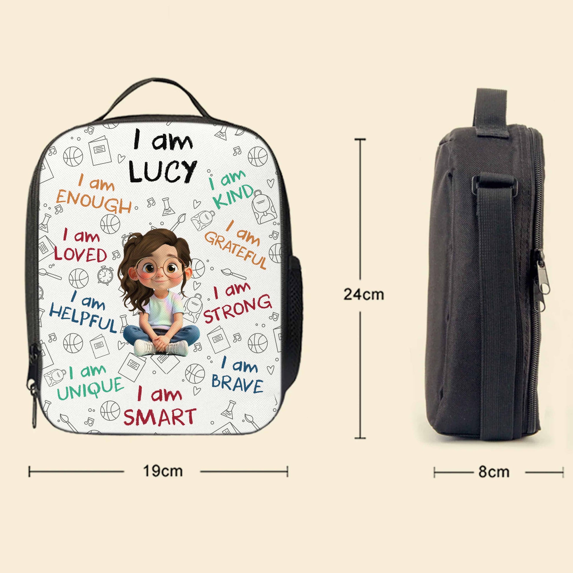 I Am Enough, Loved, Helpful, Unique, Smart Positive Affirmations