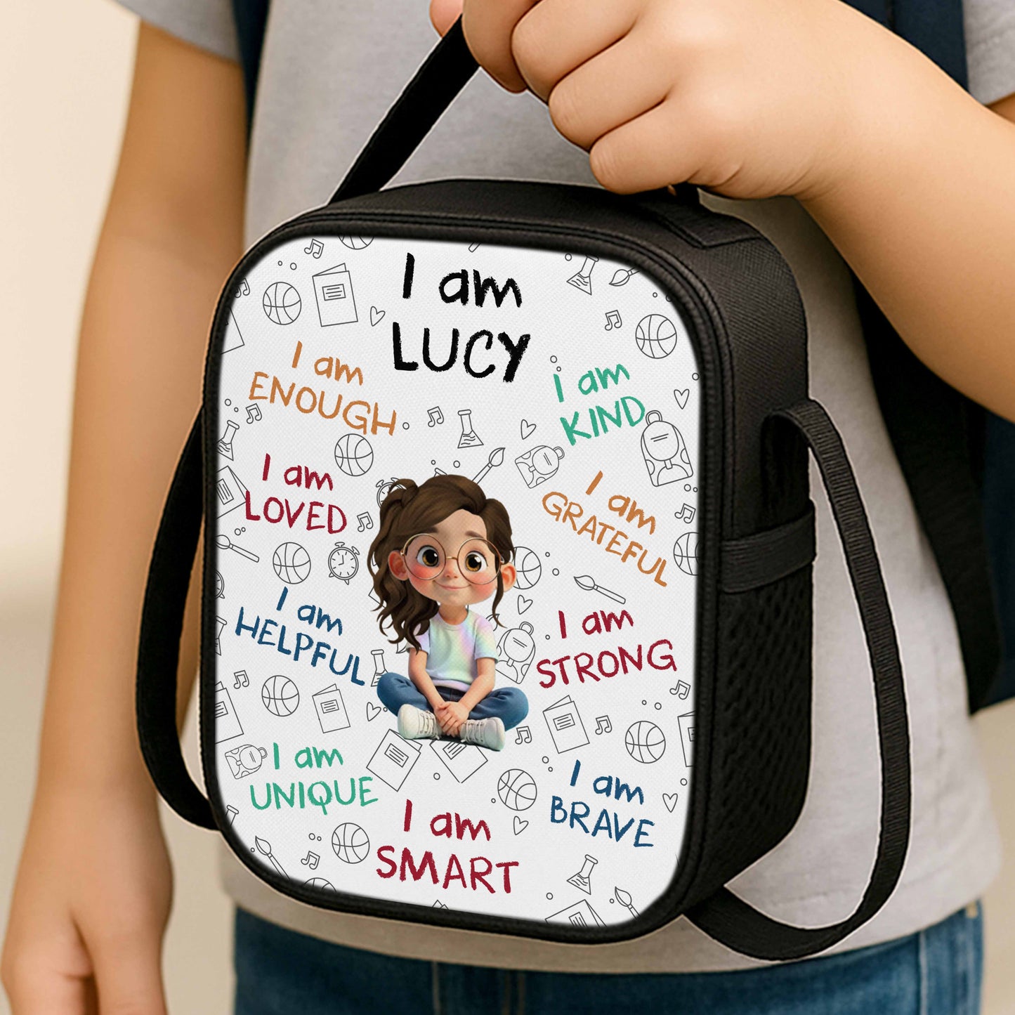 I Am Enough, Loved, Helpful, Unique, Smart Positive Affirmations