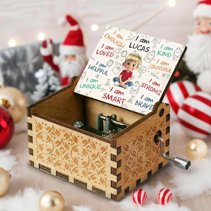 I Am Loved, I Am Strong, Encouraging Words With Child Design