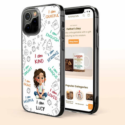 I Am Grateful, I Am Enough, Empowering Messages For Young Girl