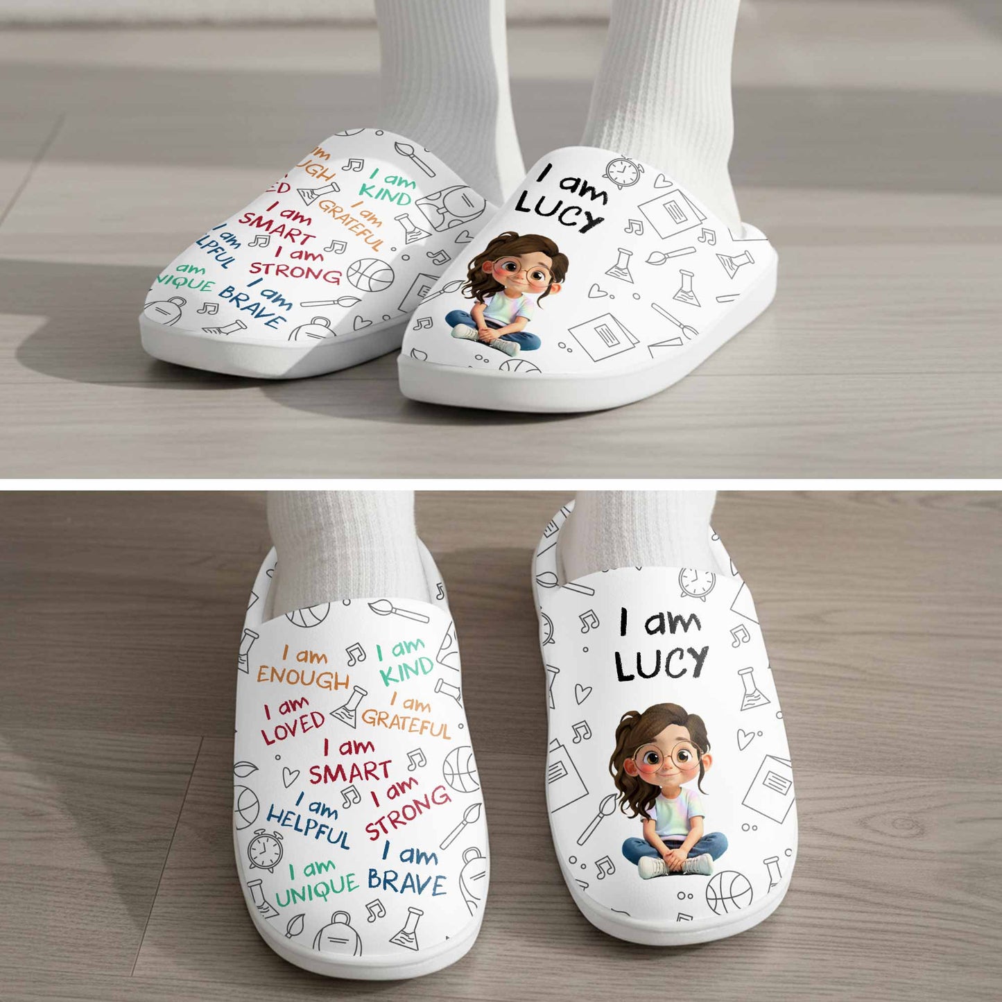 I Am Enough, Loved, Brave, Smart, Unique Positive Affirmations