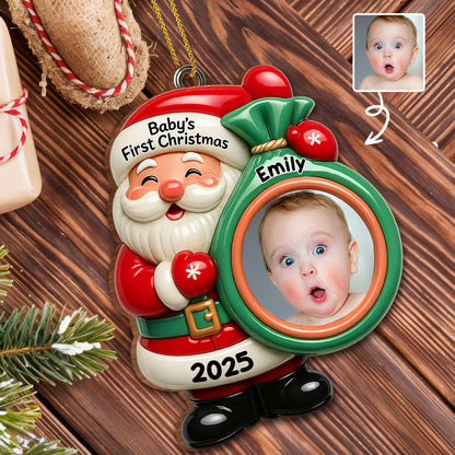 Baby's First Christmas Santa Claus Ornament