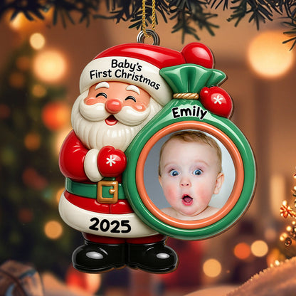 Baby's First Christmas Santa Claus Ornament