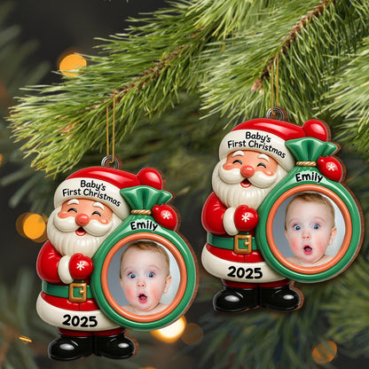 Baby's First Christmas Santa Claus Ornament