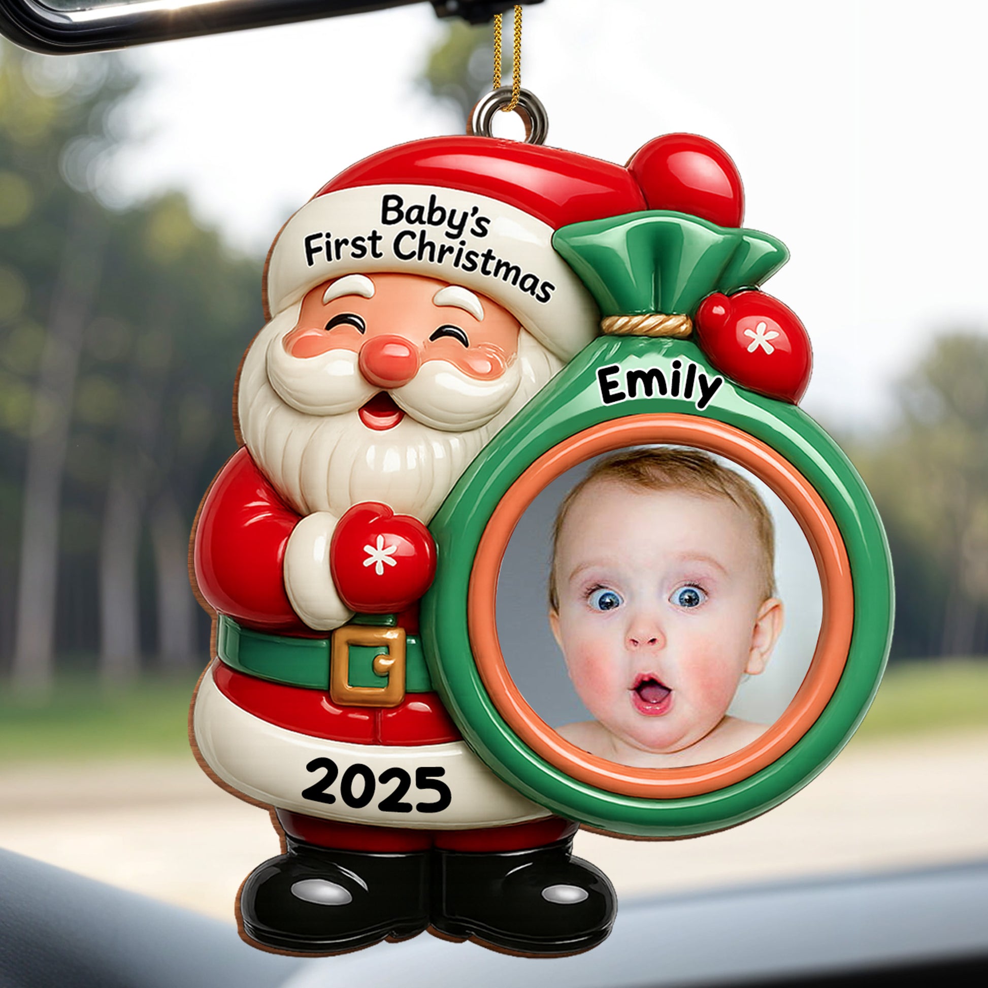 Baby's First Christmas Santa Claus Ornament