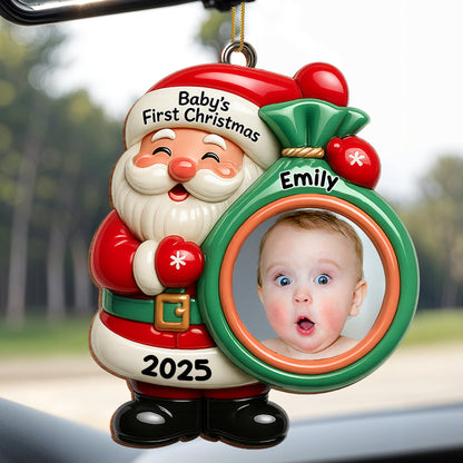 Baby's First Christmas Santa Claus Ornament