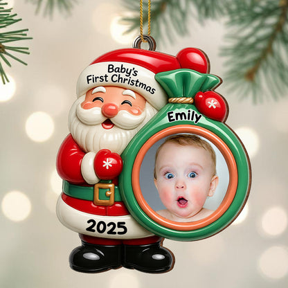 Baby's First Christmas Santa Claus Ornament