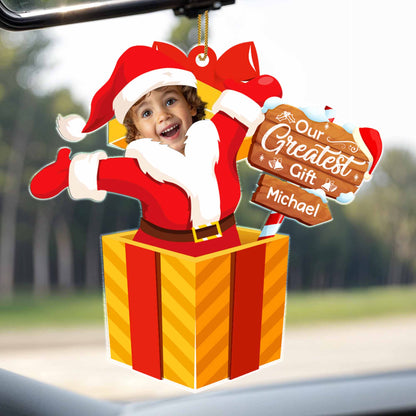 Our Greatest Gift Santa Claus And Gift Box