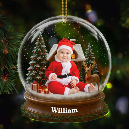 Celebrate Your Baby's First Christmas With Santa Suit And Reindeer