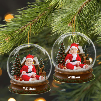 Celebrate Your Baby's First Christmas With Santa Suit And Reindeer