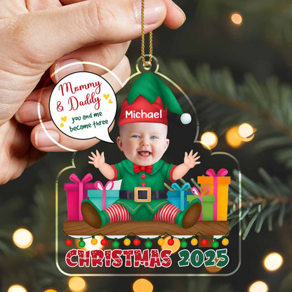 Mommy & Daddy, You And Me Became Three, Christmas Elf And Gifts