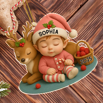 Create A Beautiful Holiday Keepsake With An Adorable Elf And Reindeer