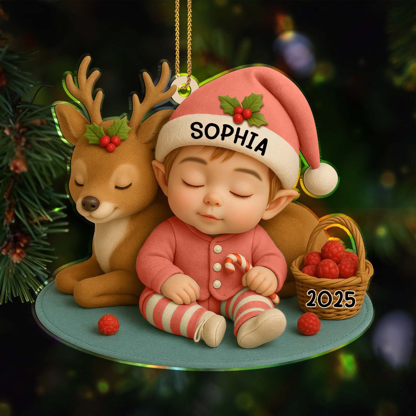 Create A Beautiful Holiday Keepsake With An Adorable Elf And Reindeer