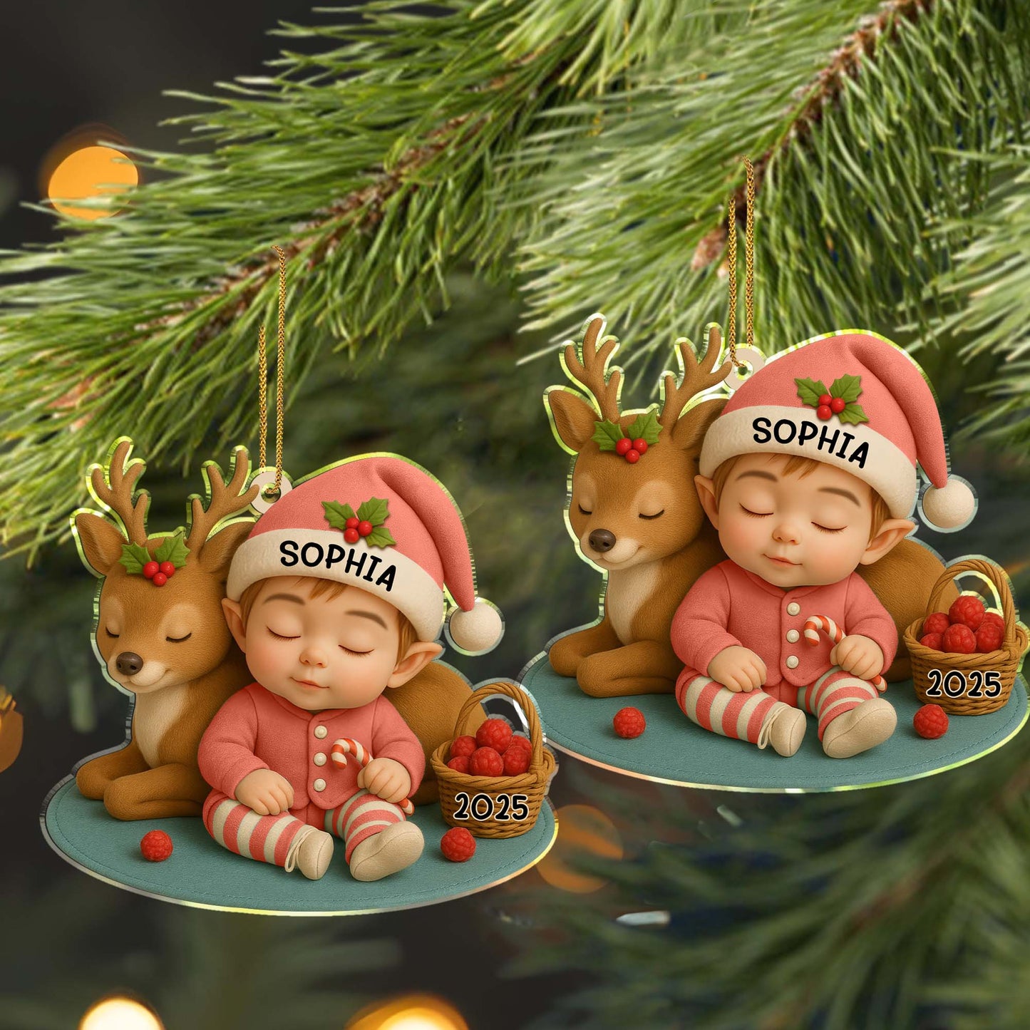 Create A Beautiful Holiday Keepsake With An Adorable Elf And Reindeer