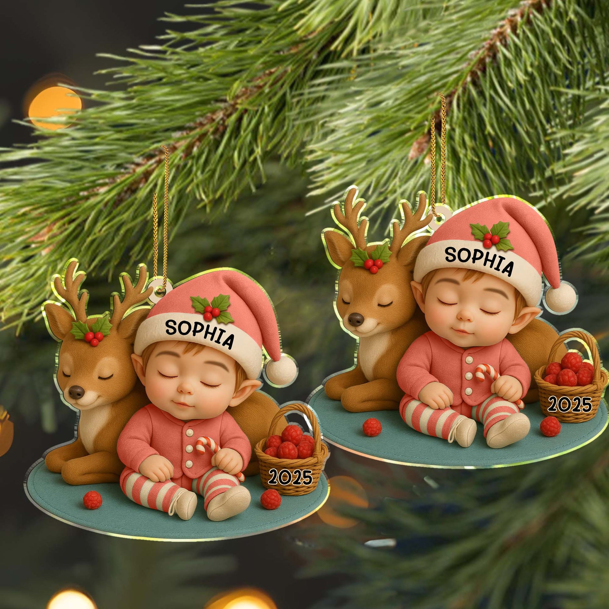 Create A Beautiful Holiday Keepsake With An Adorable Elf And Reindeer