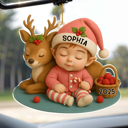 Create A Beautiful Holiday Keepsake With An Adorable Elf And Reindeer