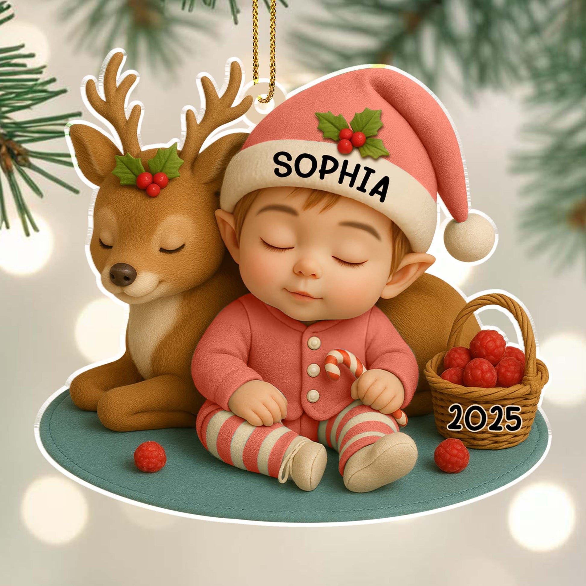 Create A Beautiful Holiday Keepsake With An Adorable Elf And Reindeer