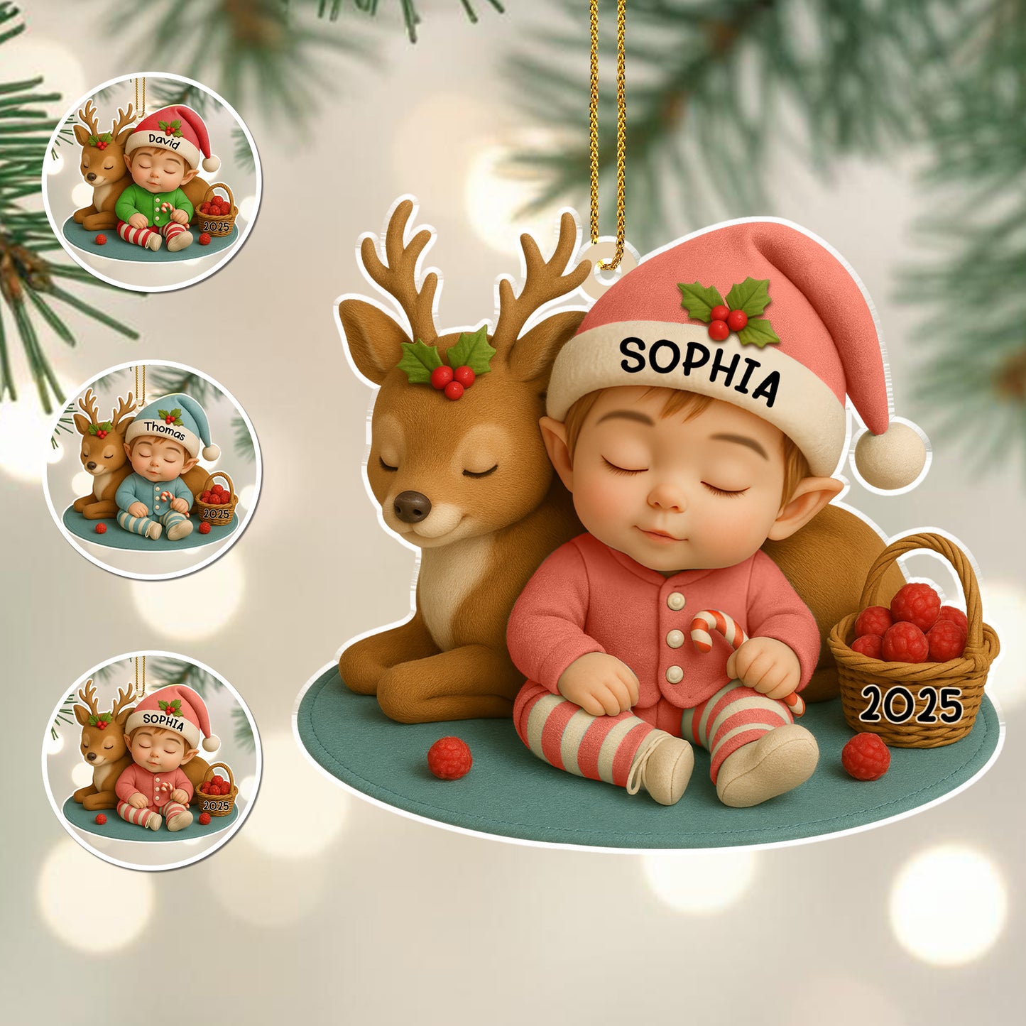 Create A Beautiful Holiday Keepsake With An Adorable Elf And Reindeer