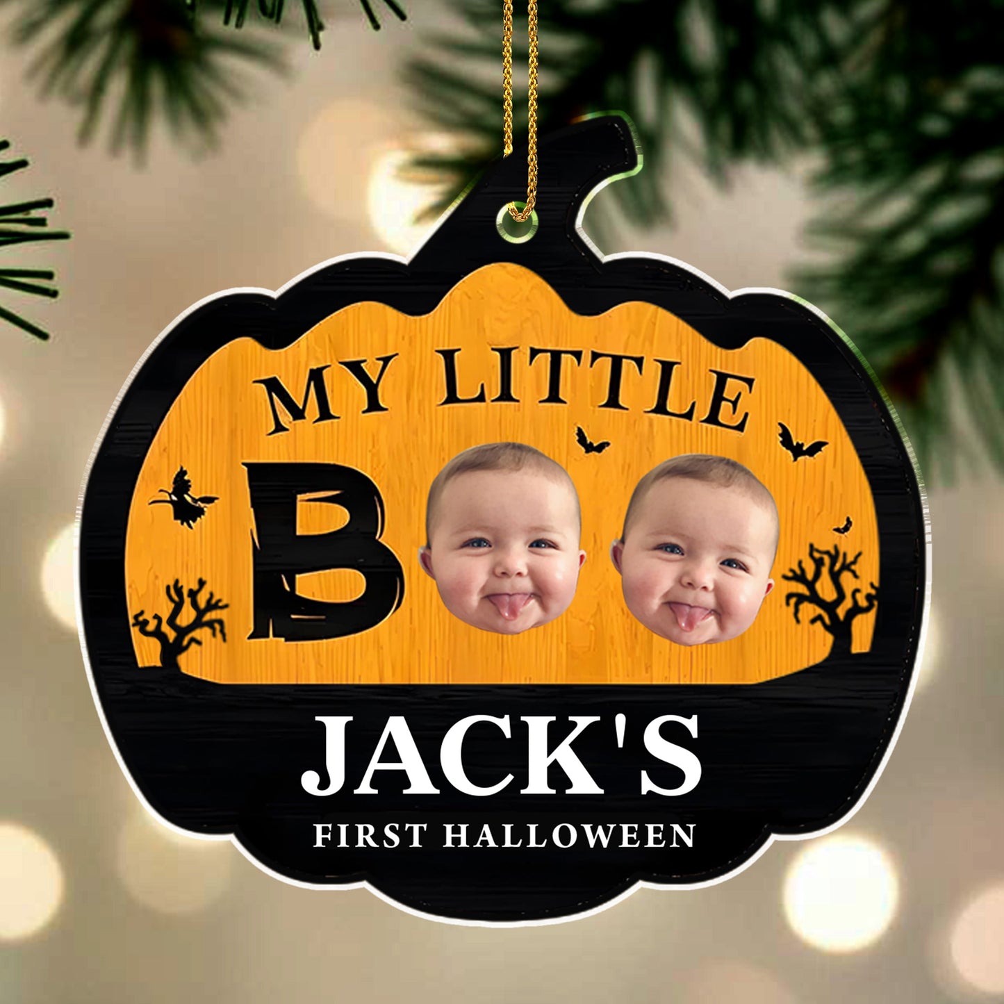 My Little Boo First Halloween Pumpkin Design