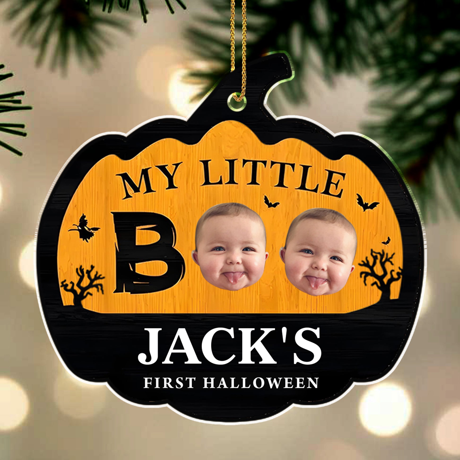 My Little Boo First Halloween Pumpkin Design