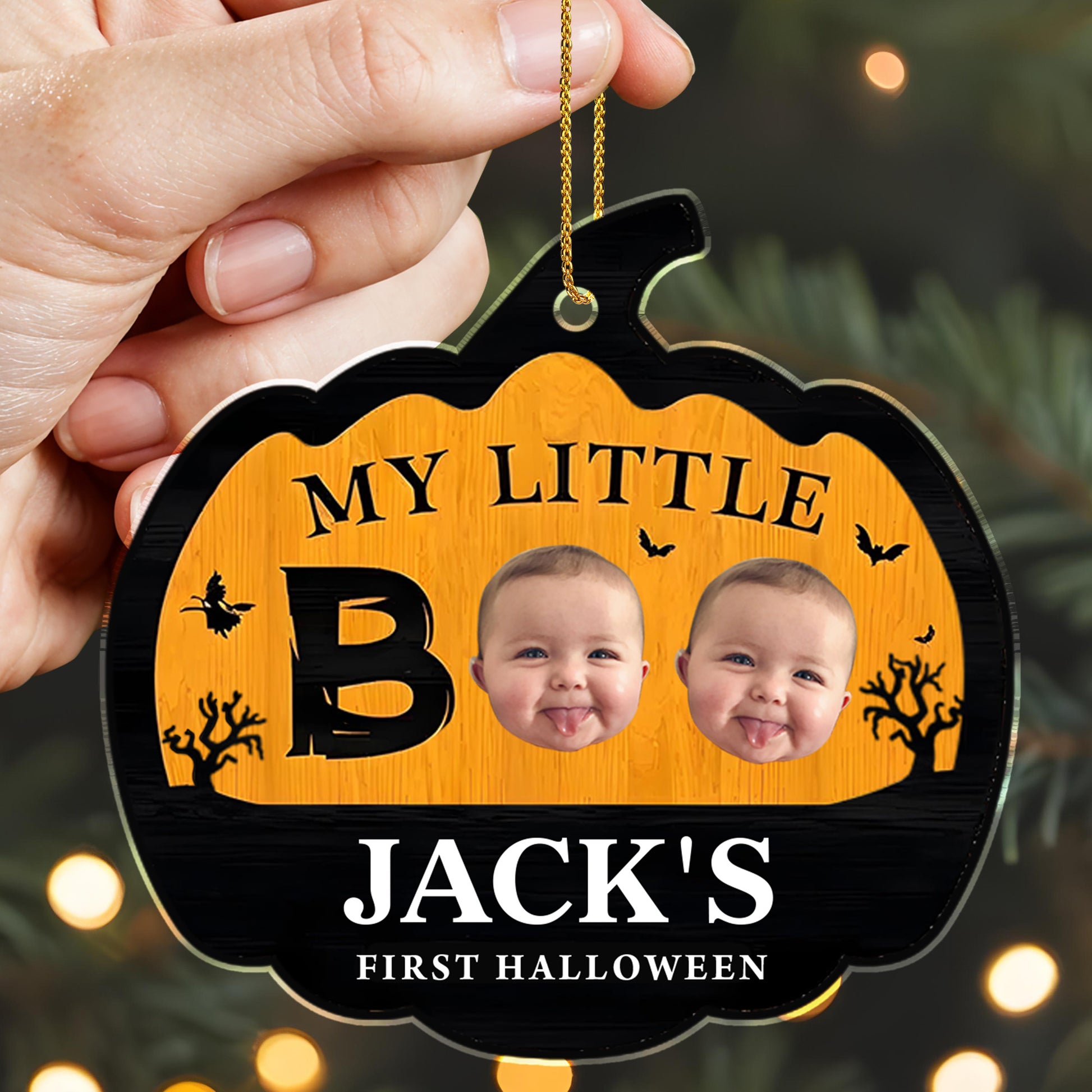 My Little Boo First Halloween Pumpkin Design