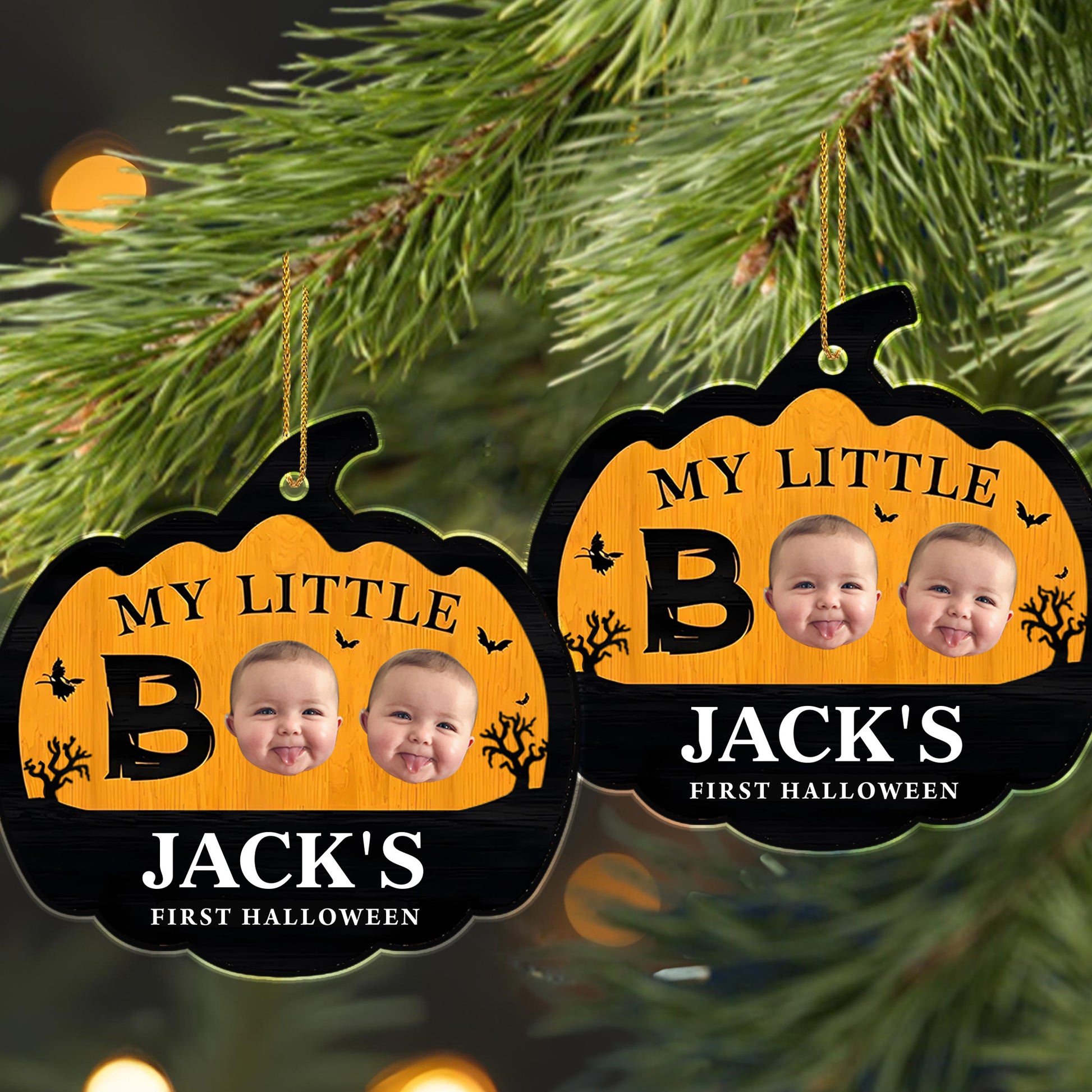 My Little Boo First Halloween Pumpkin Design