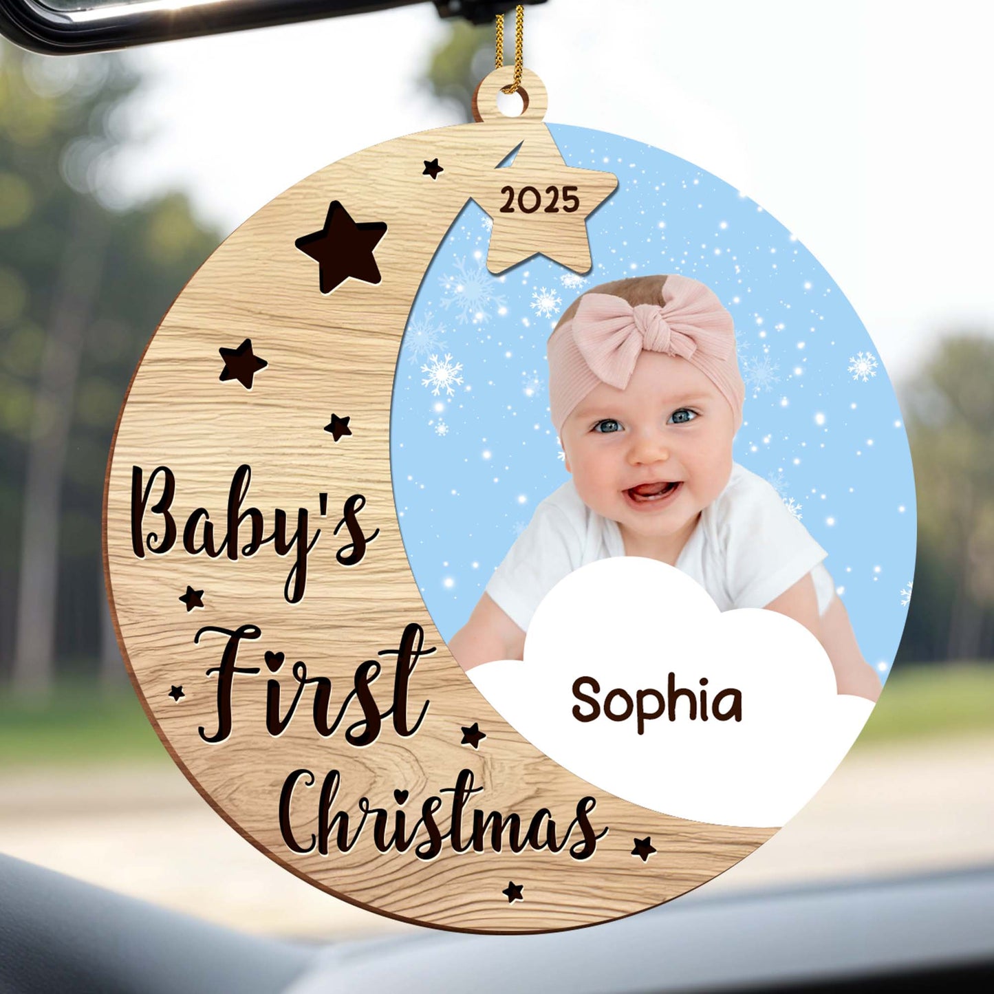 Baby’s First Christmas With Stars