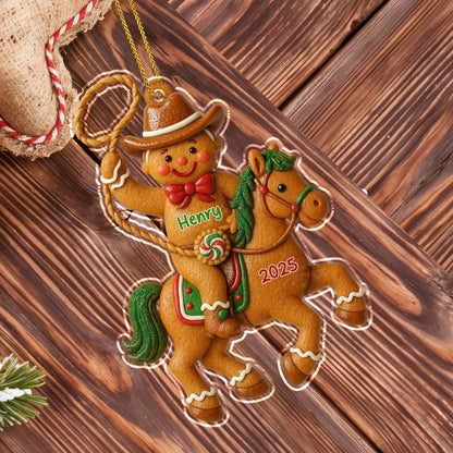 Celebrate A Joyful Christmas With Cowboy And Horse