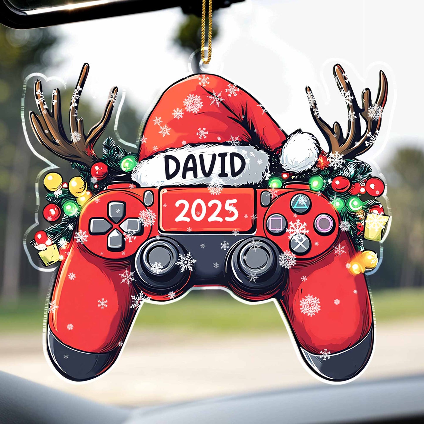 Celebrate With A Personalized Gaming-Themed Ornament