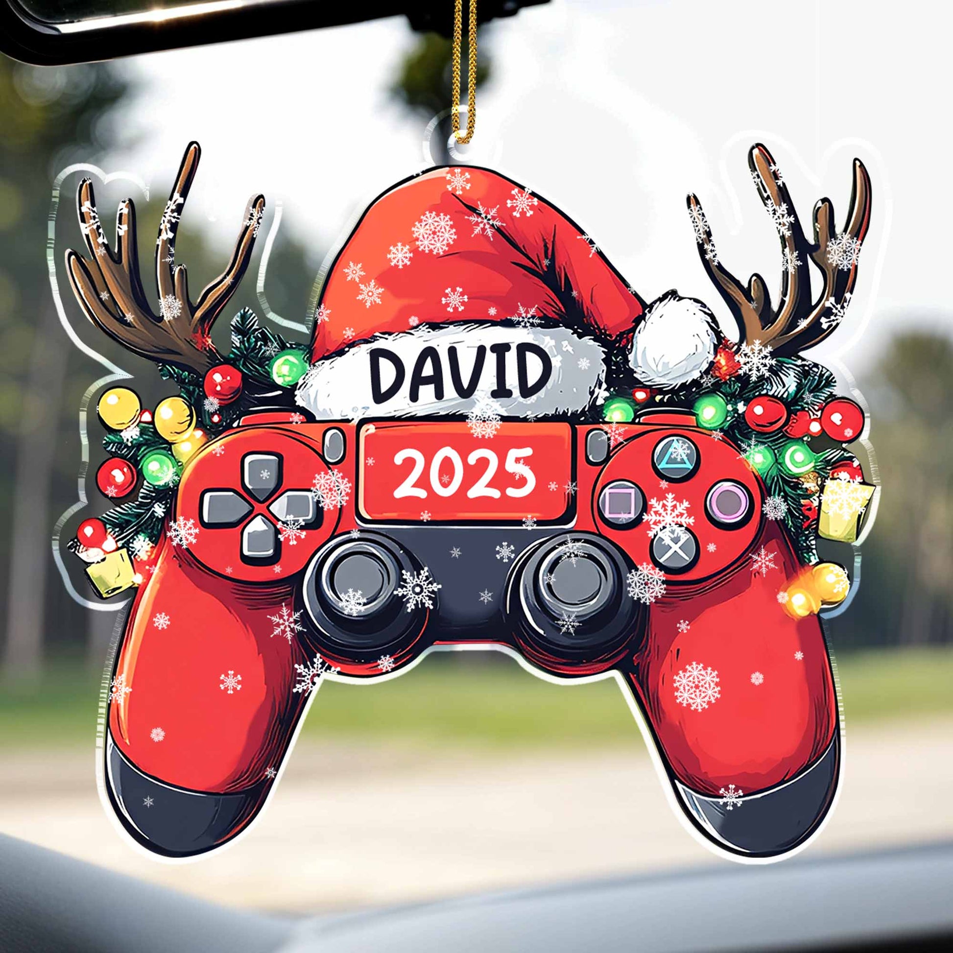 Celebrate With A Personalized Gaming-Themed Ornament