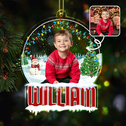 Celebrate Joyful Christmas Moments With Snowman And Festive Lights