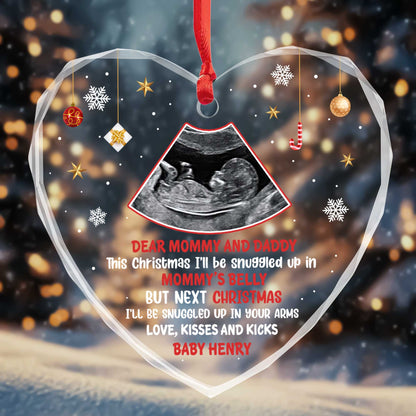 Dear Mommy And Daddy Love Kisses And Kicks