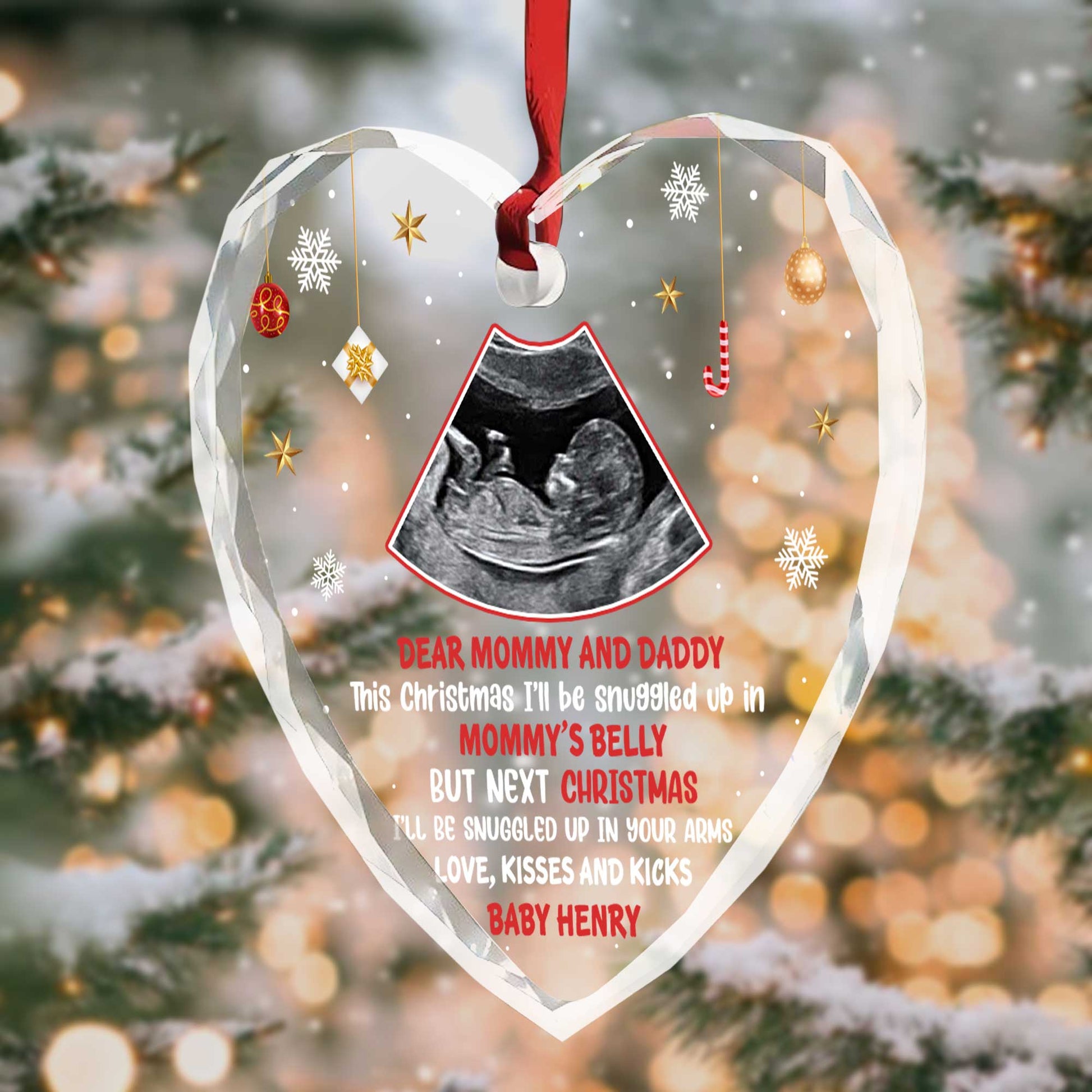 Dear Mommy And Daddy Love Kisses And Kicks