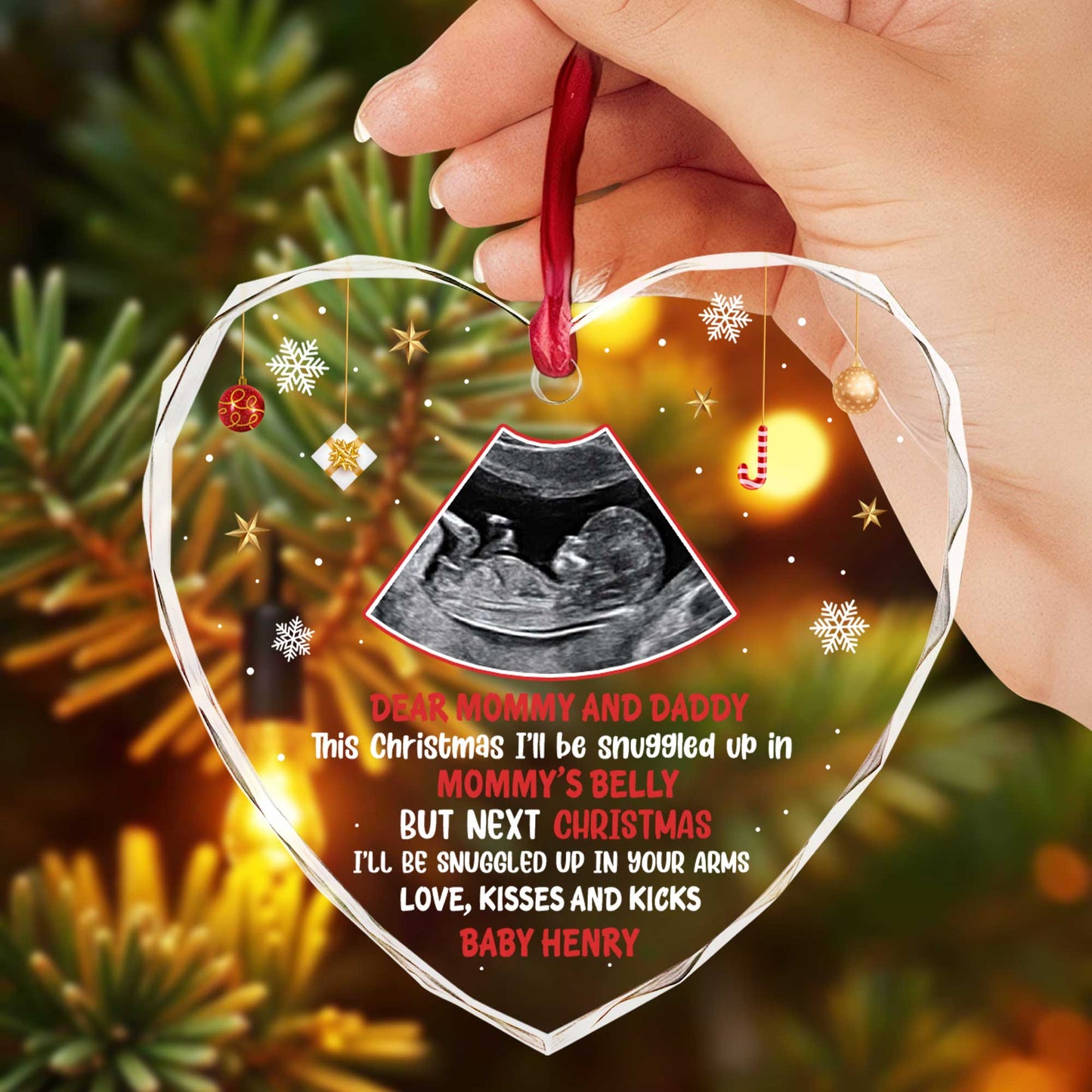 Dear Mommy And Daddy Love Kisses And Kicks